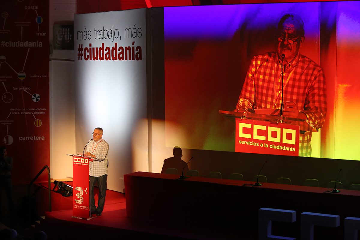 Intervencin de Jos Miguel Ribera en el 3 Congreso de FSC-CCOO