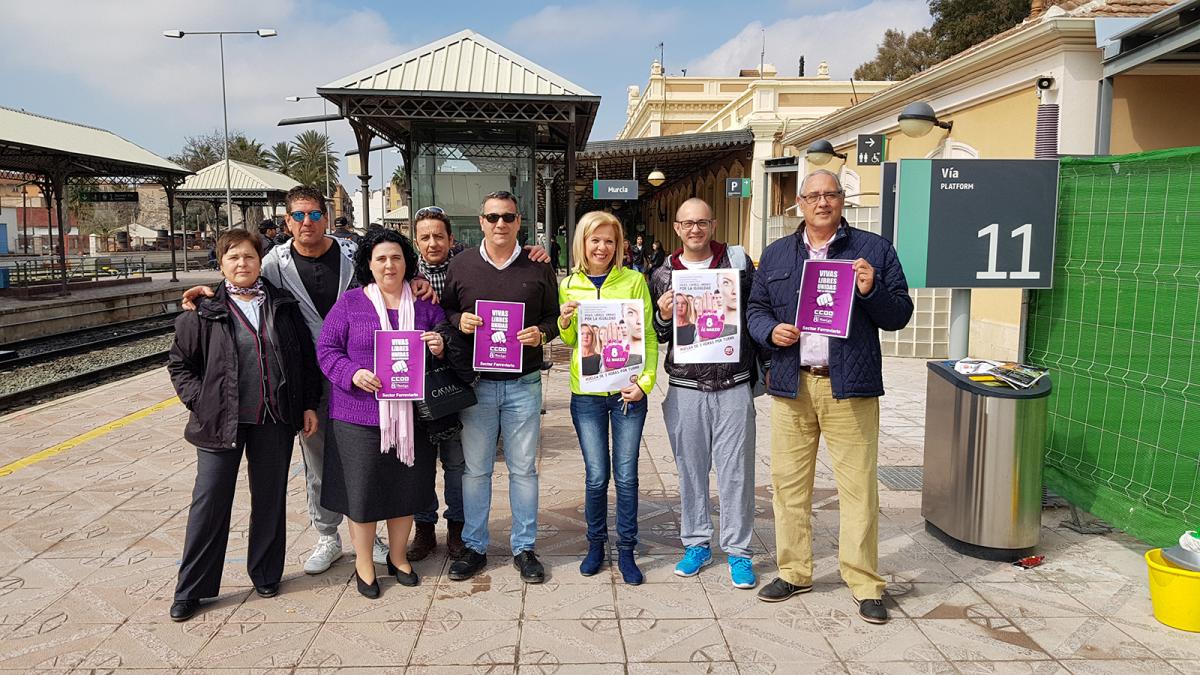Huelga general del 8 de marzo de 2018, Murcia
