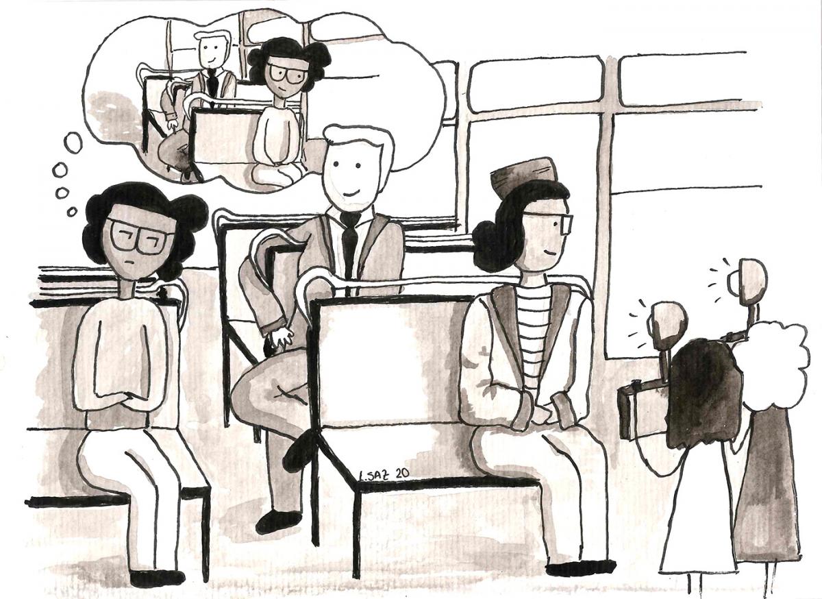 Claudette Colvin y Rosa Parks cambiaron el mundo, ilustracin de Laura Saz Almadn