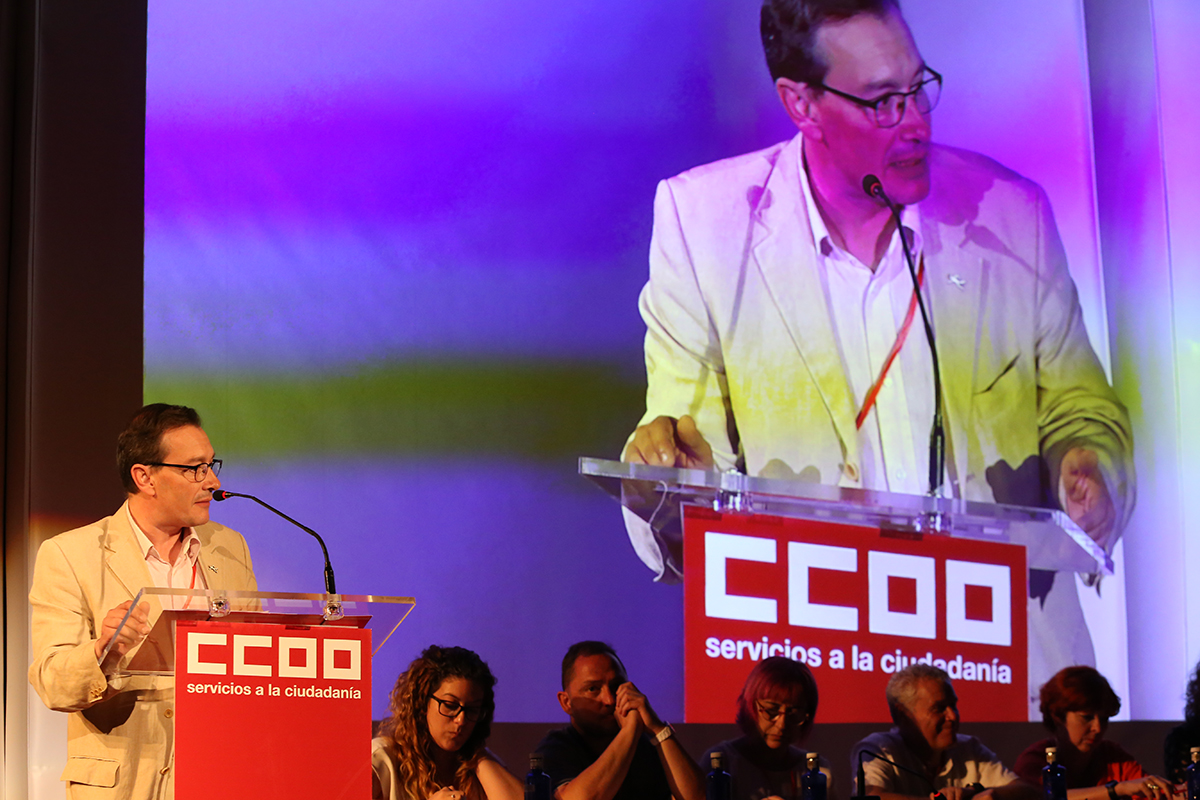 Intervencin de Javier Jimnez en el 3 Congreso de FSC-CCOO