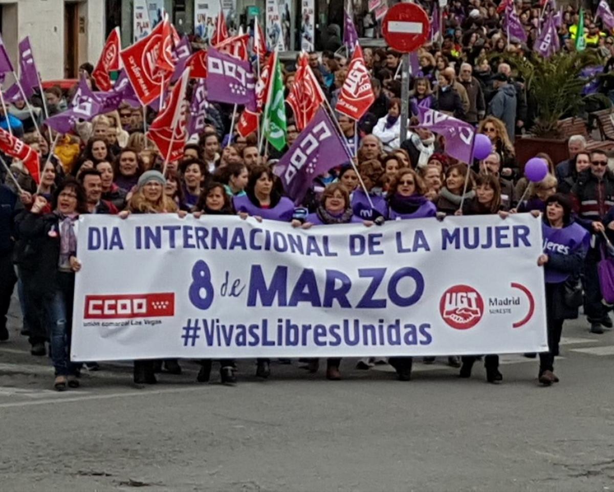 Huelga general del 8 de marzo de 2018, Madrid