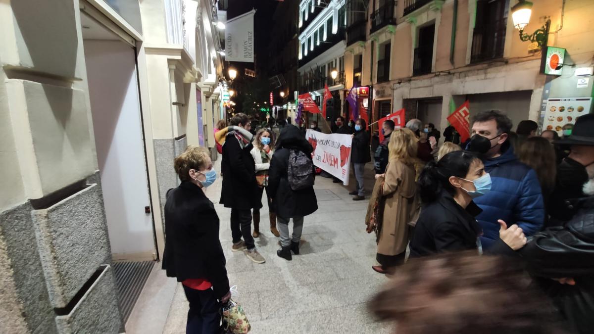 Concentracin de CCOO en el Teatro de la Comedia