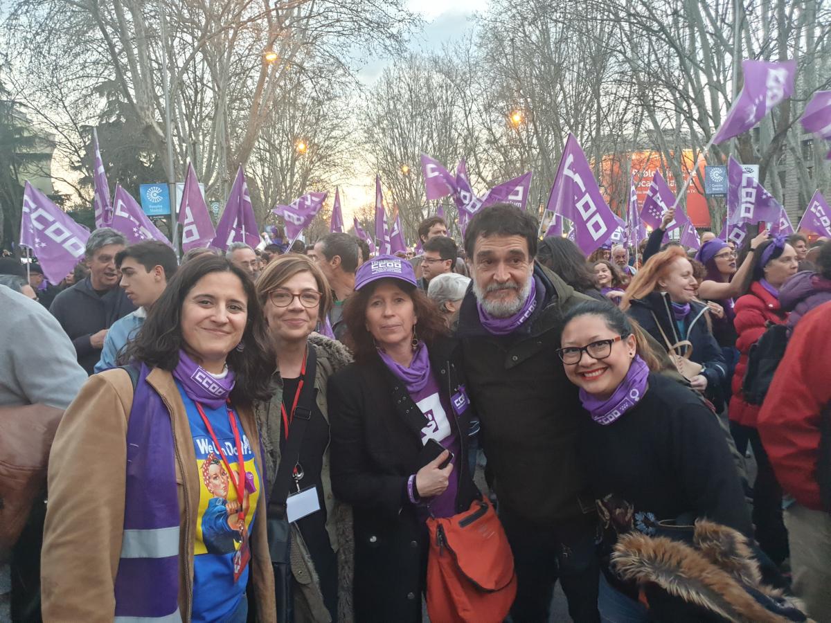 Maniestación del 8M de 2019 en Madrid
