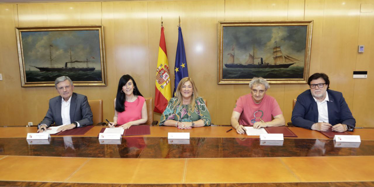 Firma del Acuerdo en la sede de la Sociedad Espaola de Participaciones Industriales SEPI