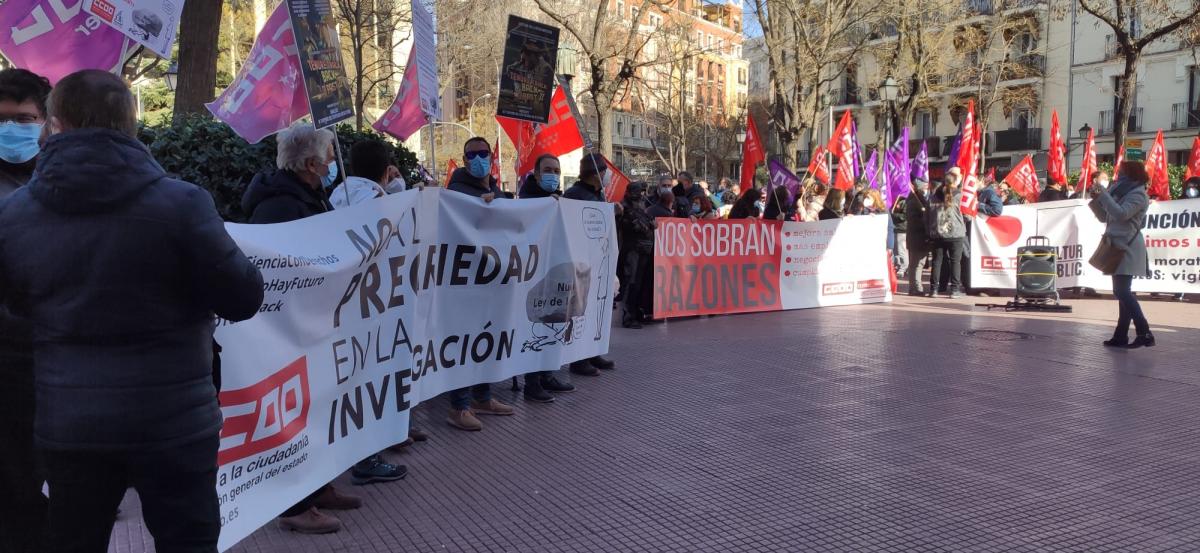 Manifestacin en la AGE de CCOO 27E #NosSobranRazones