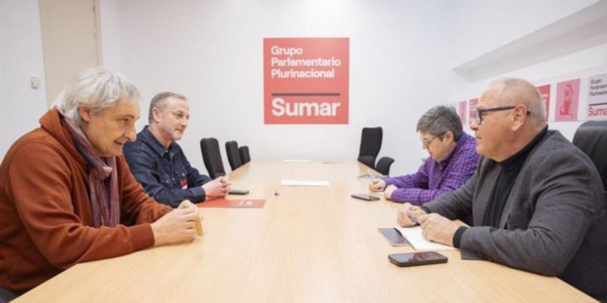 Reunin de FSC-CCOO Postal con el Grupo Parlamentario SUMAR