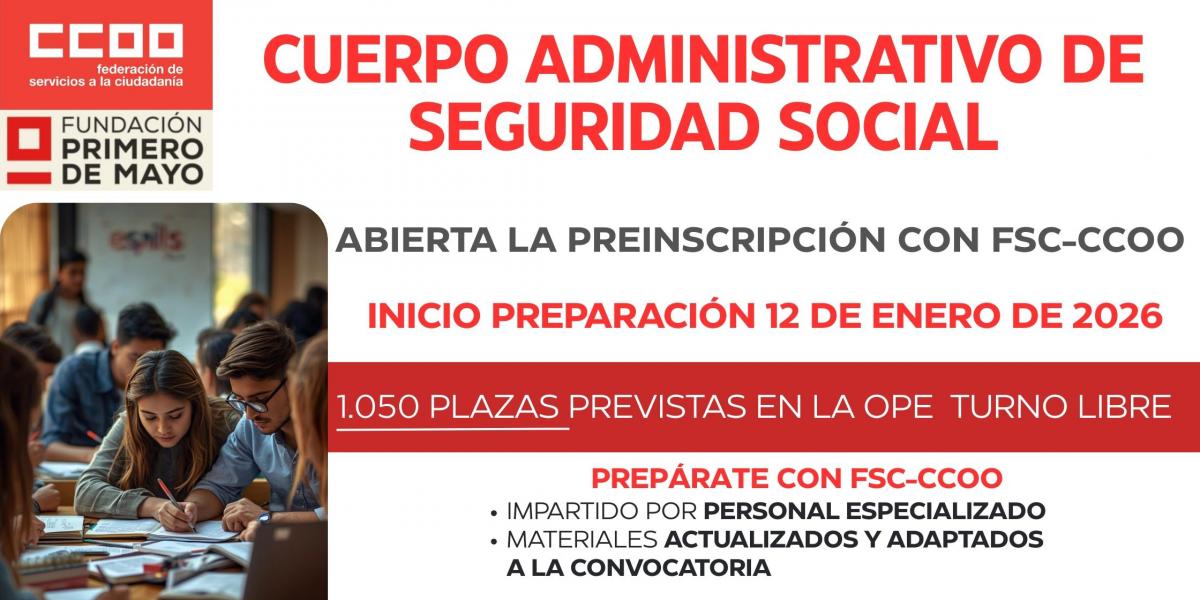 Preparación del Cuerpo Administrativo de la Seguridad Social
