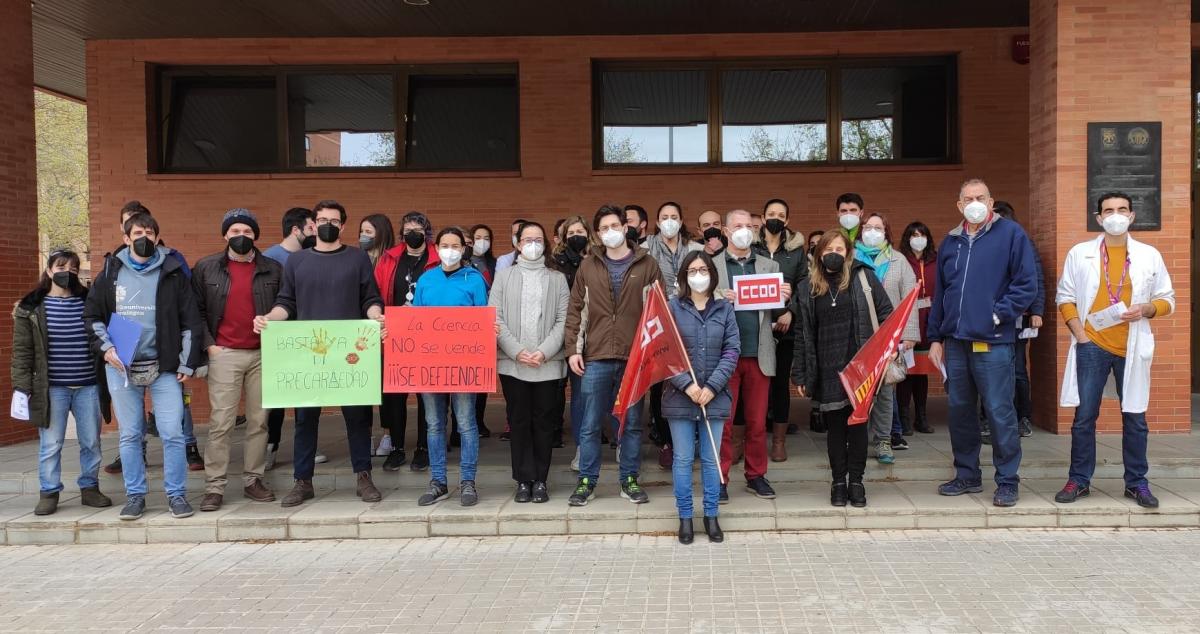 Concentracin del 30 de marzo en CSIC en la Comunitat Valenciana.