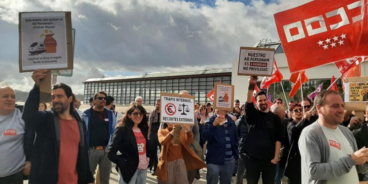 Manifestación LogiRAIL
