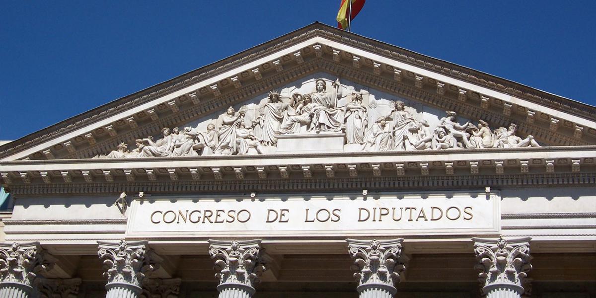 Fachada del Congreso de los Diputados, Madrid
