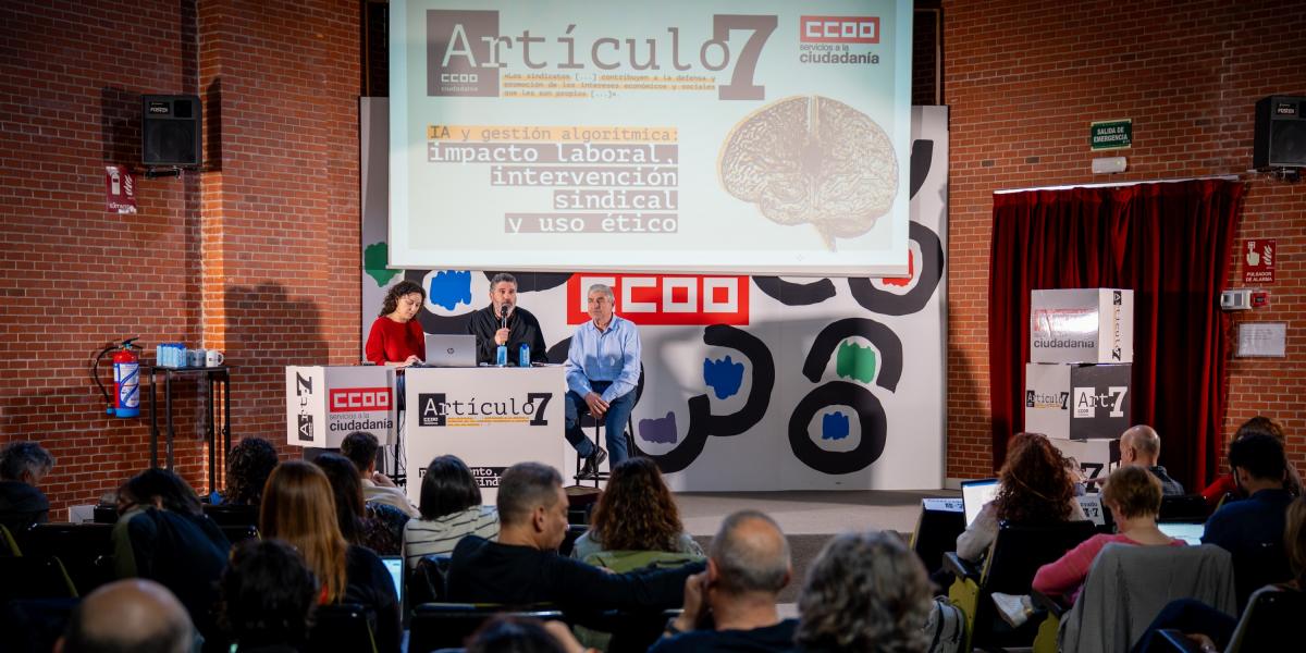 Inauguración de la jornada de Artículo 7 sobre IA y gestión algorítmica