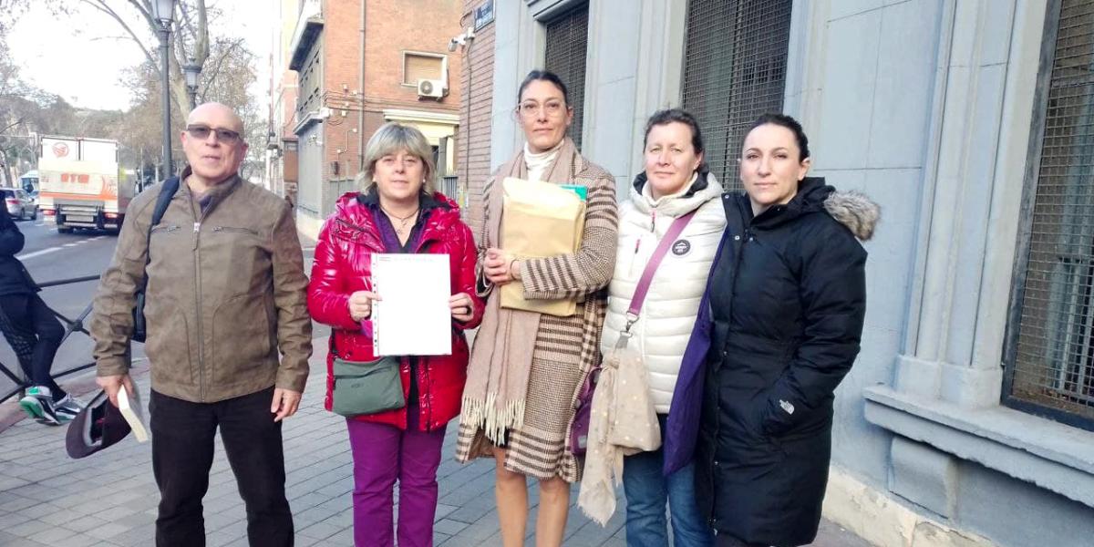 La Plataforma de Mujeres Policías y Militares acompaña a Teresa Franco en el Tribunal Militar Territorial Primero de Madrid