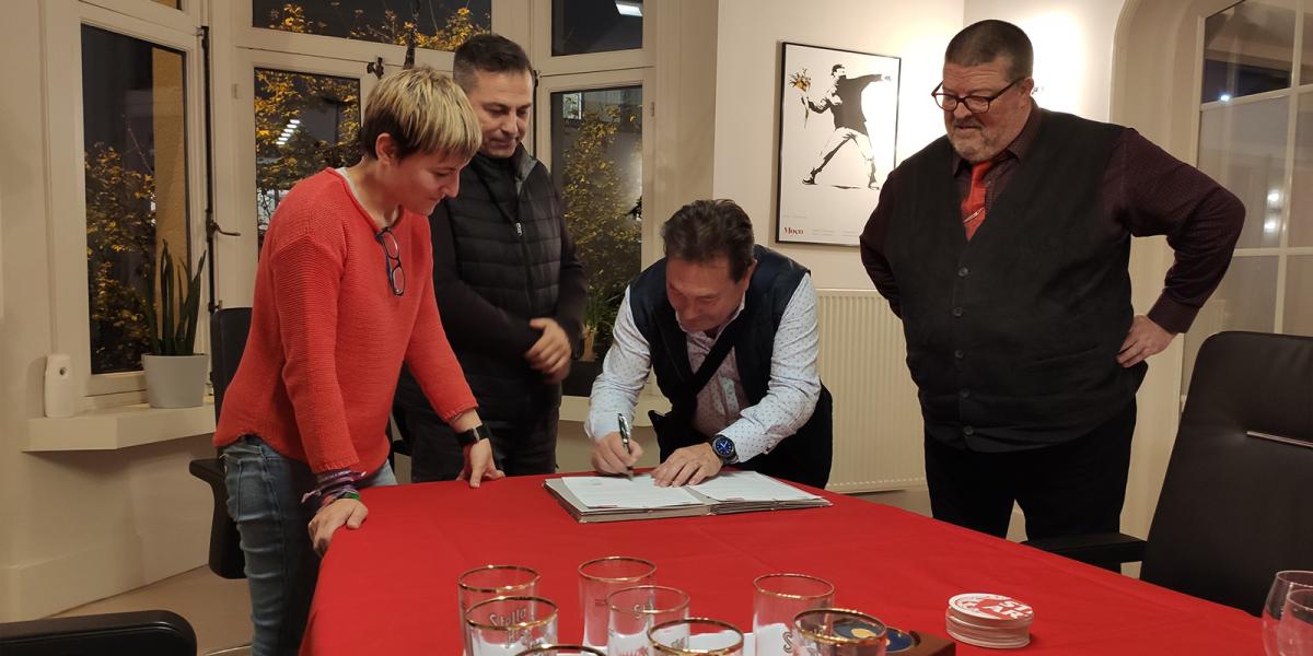 Firmado acuerdo de cooperación con el sindicato belga BTB