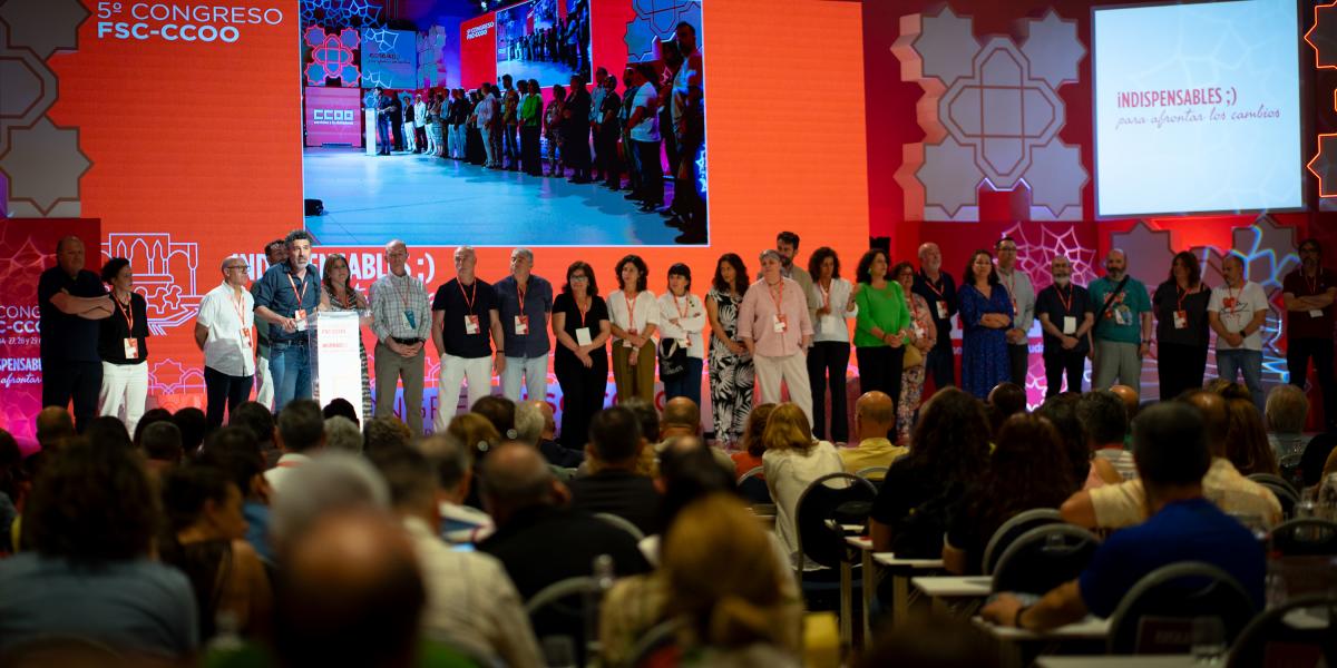 Nueva Ejecutiva de FSC-CCOO. 5 Congreso de FSC-CCOO