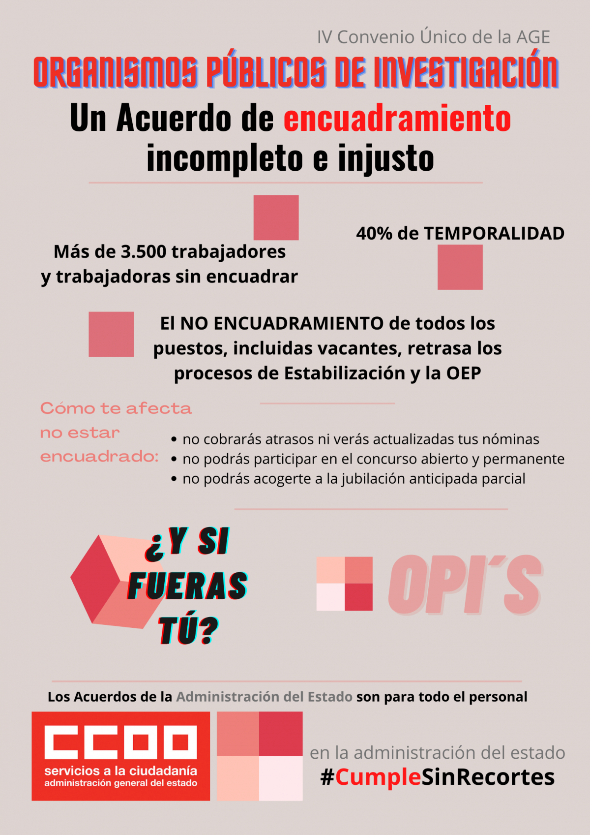 OPIs Los Acuerdos de la Administracin del Estado son para todo el personal