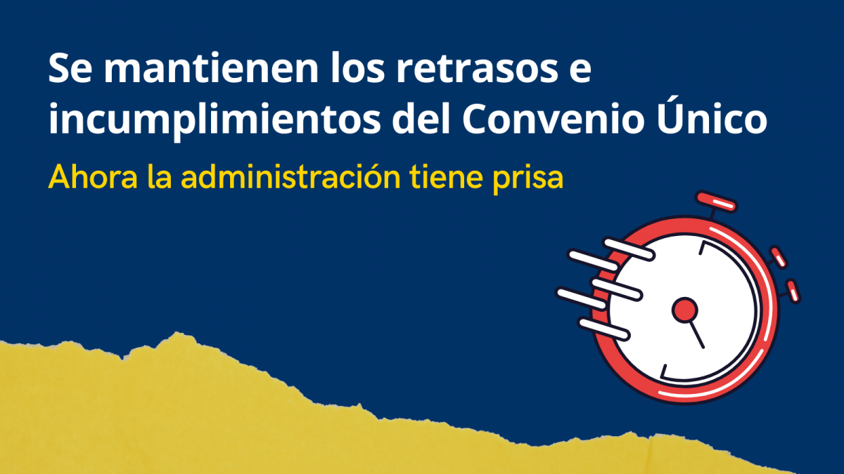 A la Administracin le han entrado las prisas tras aos de retraso.