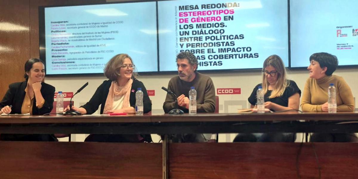 Mesa redonda sobre estereotipos de género en los medios