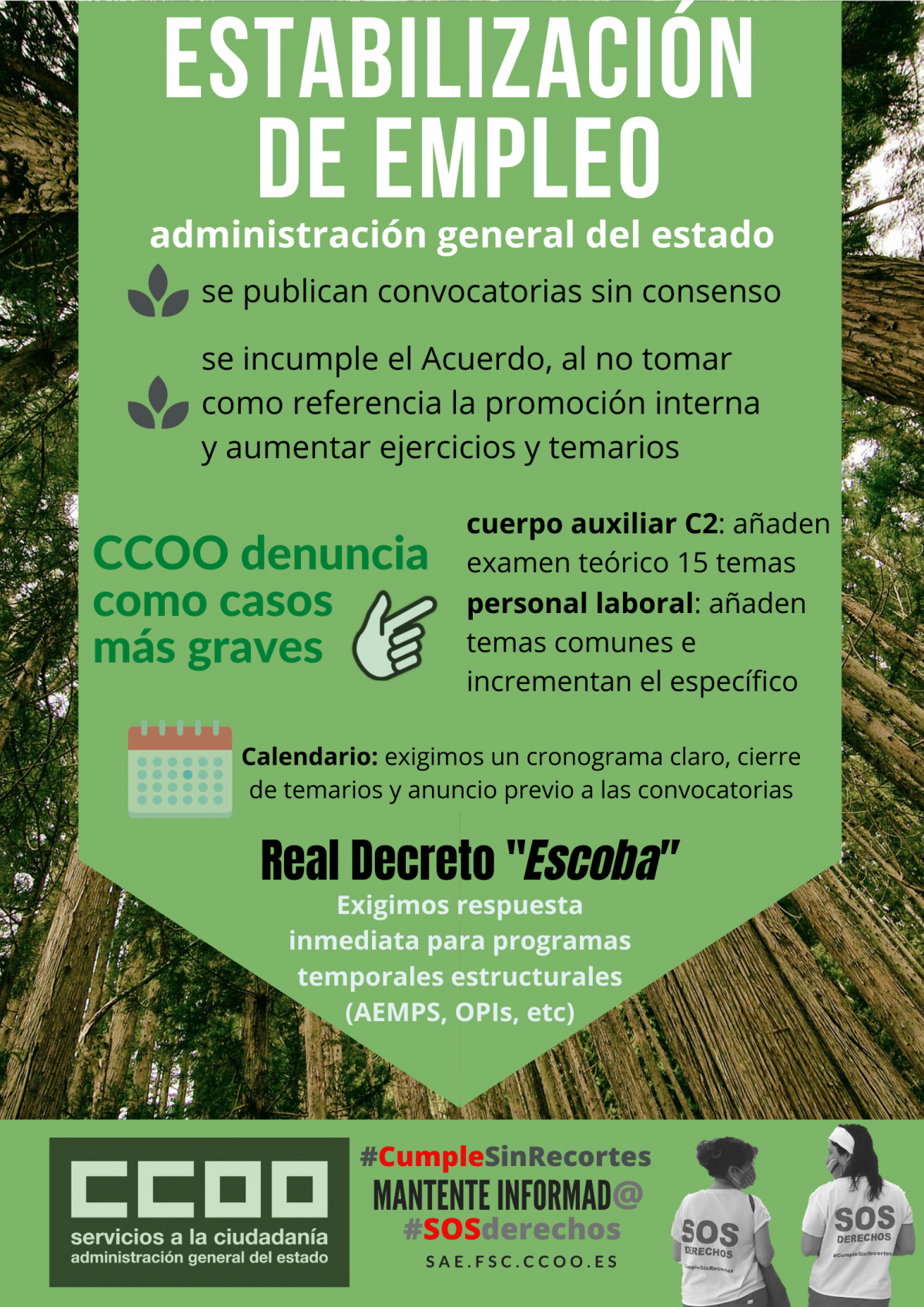 Cartel de Estabilizacin de Empleoen la AGE