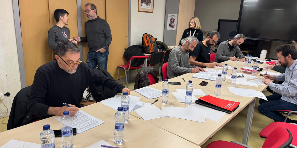 Firma del texto del III Convenio de Acción e Intervención Social