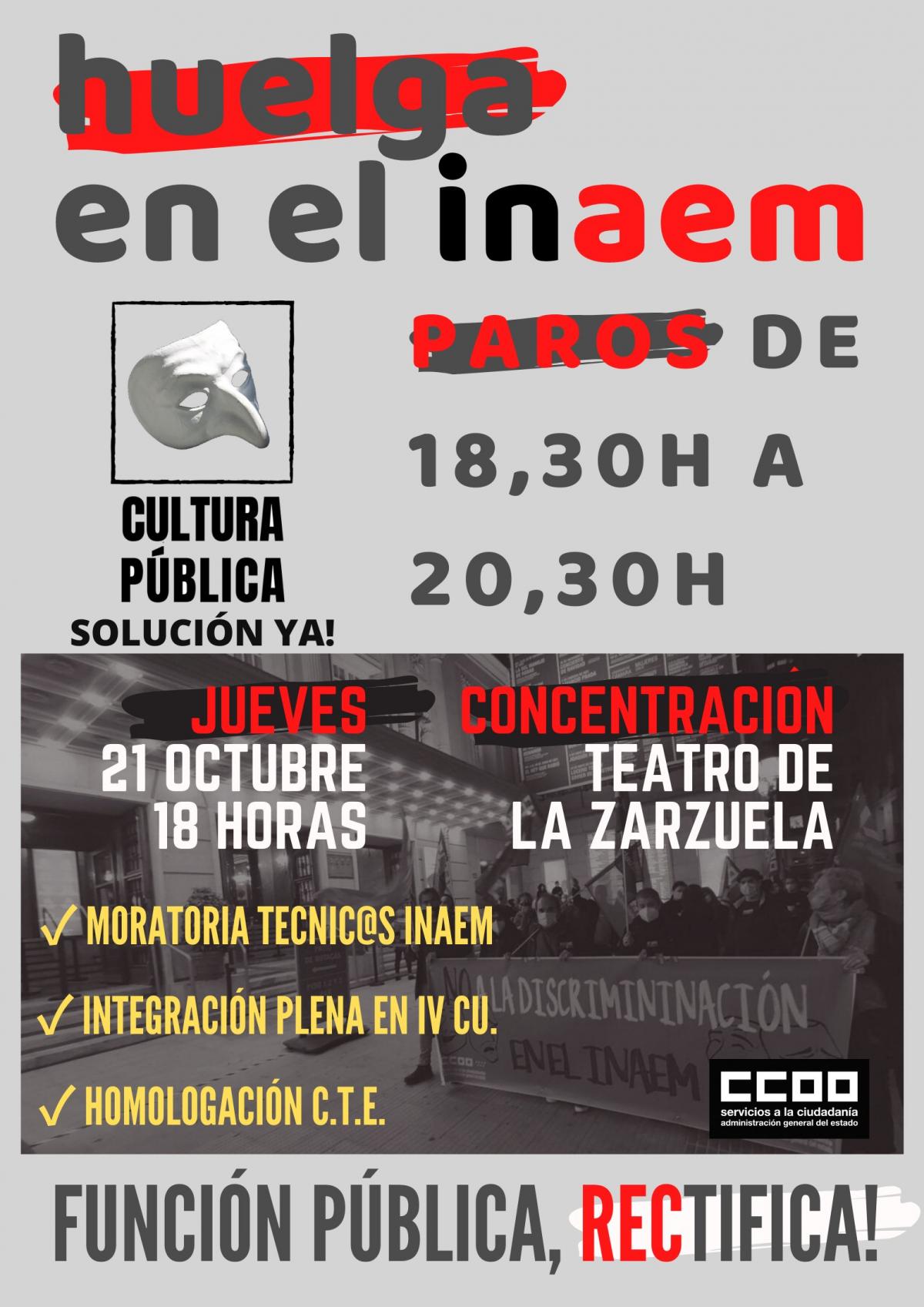 Huelga en el INAEM
