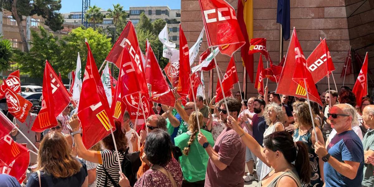 Manifestación de FSC-CCOO Illes Balears