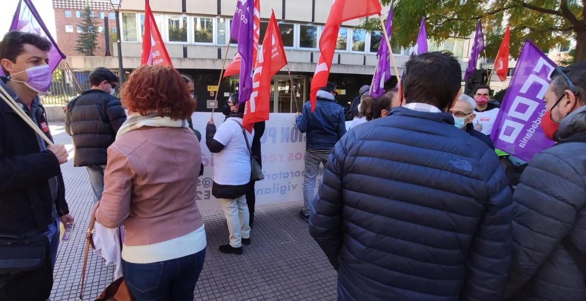 Concentracin SOS Cultura ante la Direccin General de Funcin Pblica.
