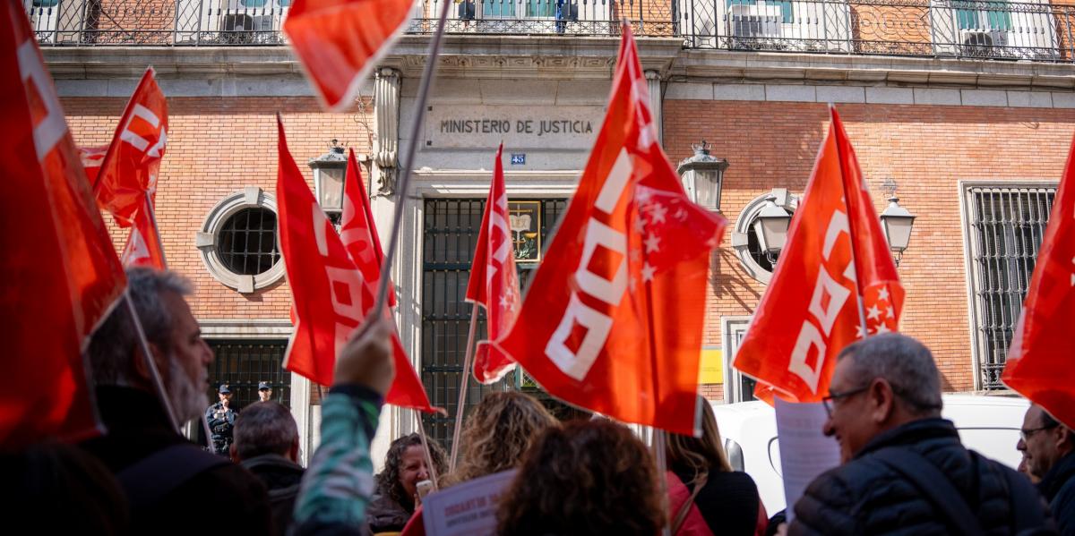 Concentración frente al Ministerio de Justicia