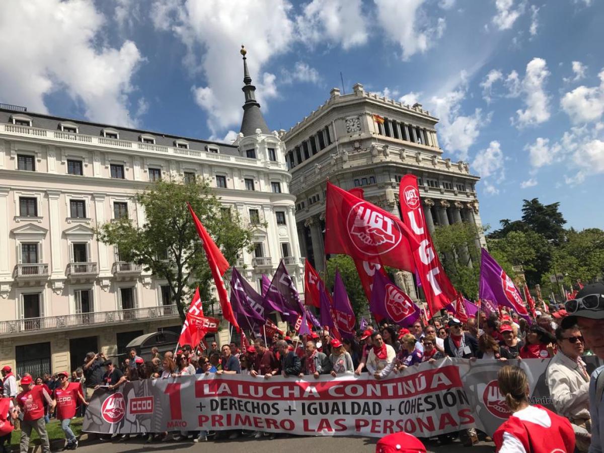 Madrid. 1º de Mayo de 2019