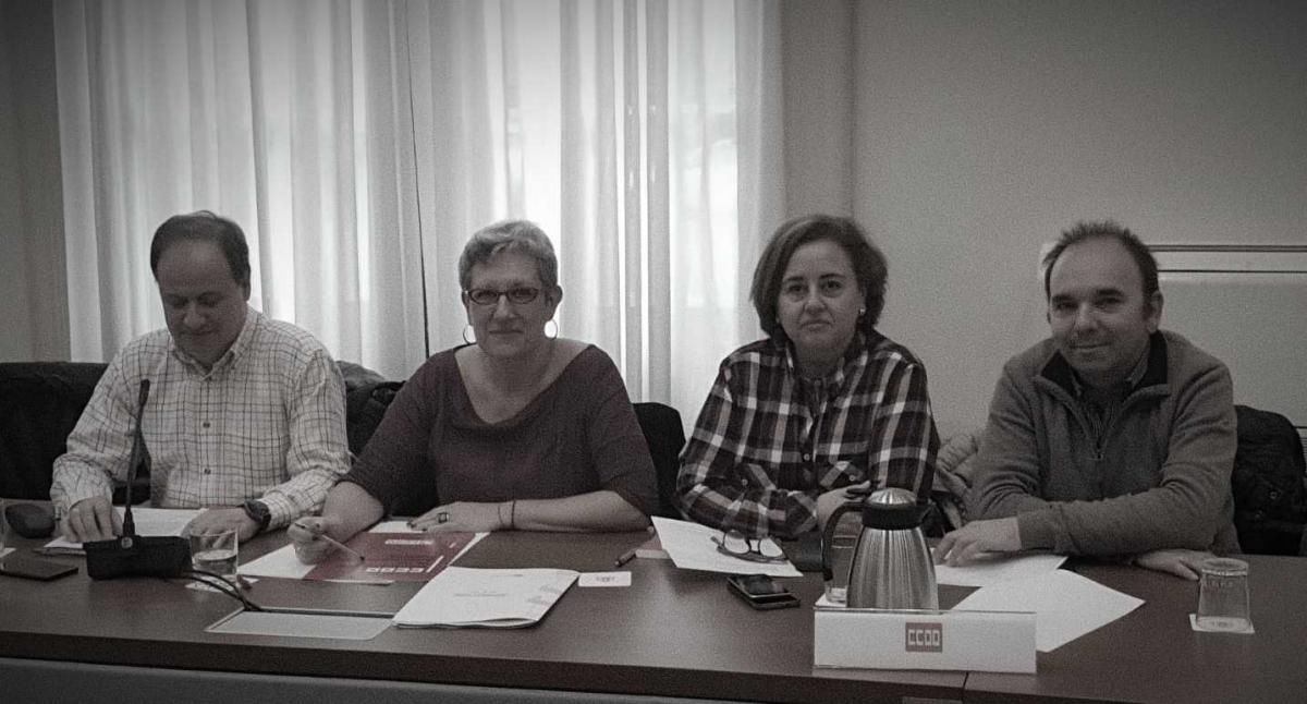 Representantes de CCOO en la AGE