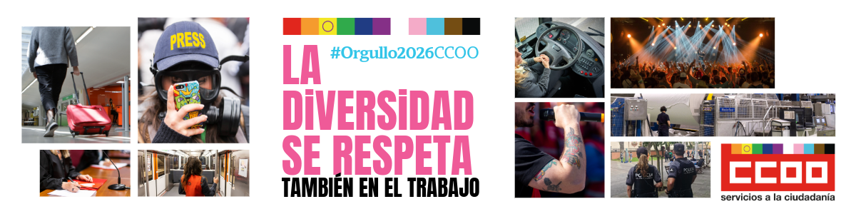 La diversidad se respeta ORGULLO CCOO 2026