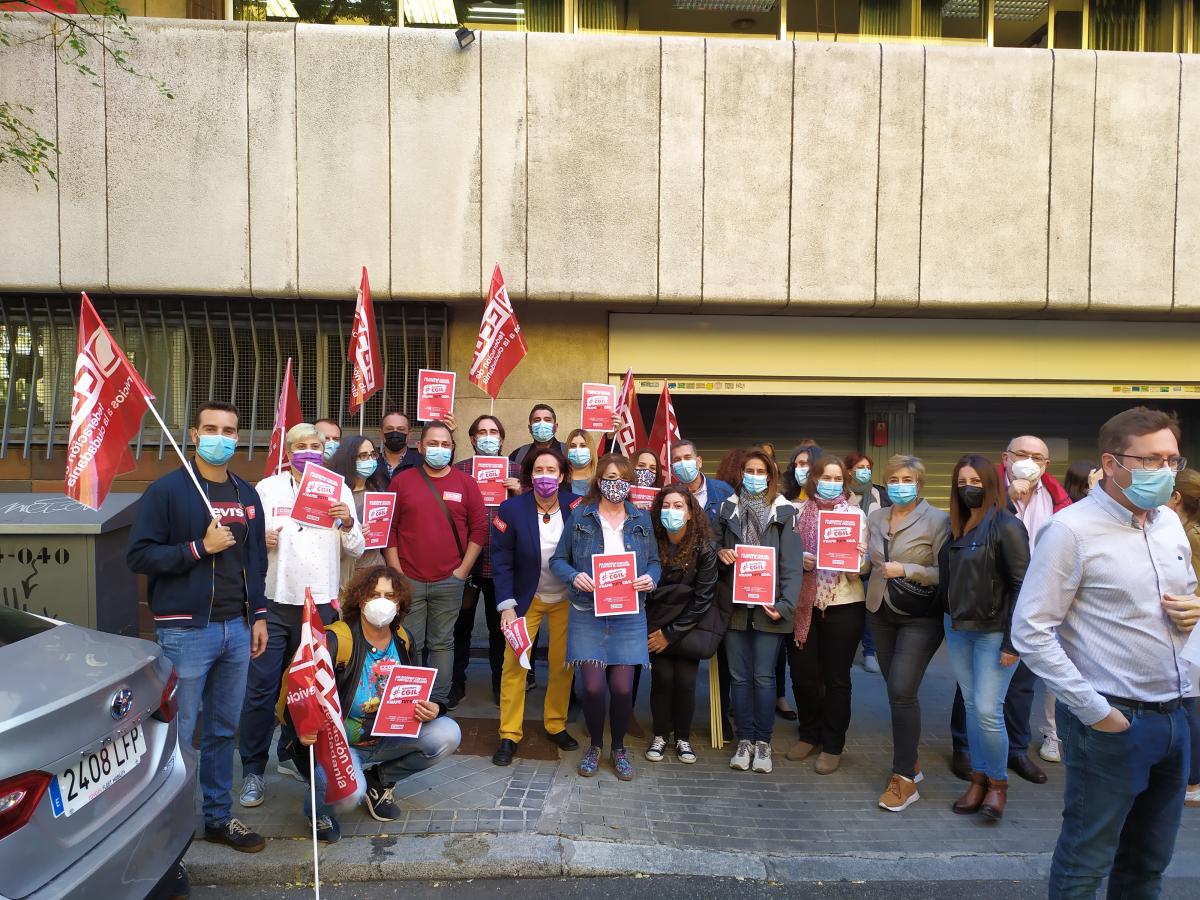 FSC-CCOO participa en las protestas convocadas por CCOO en apoyo de CGIL, nuestro sindicato hermano en Italia