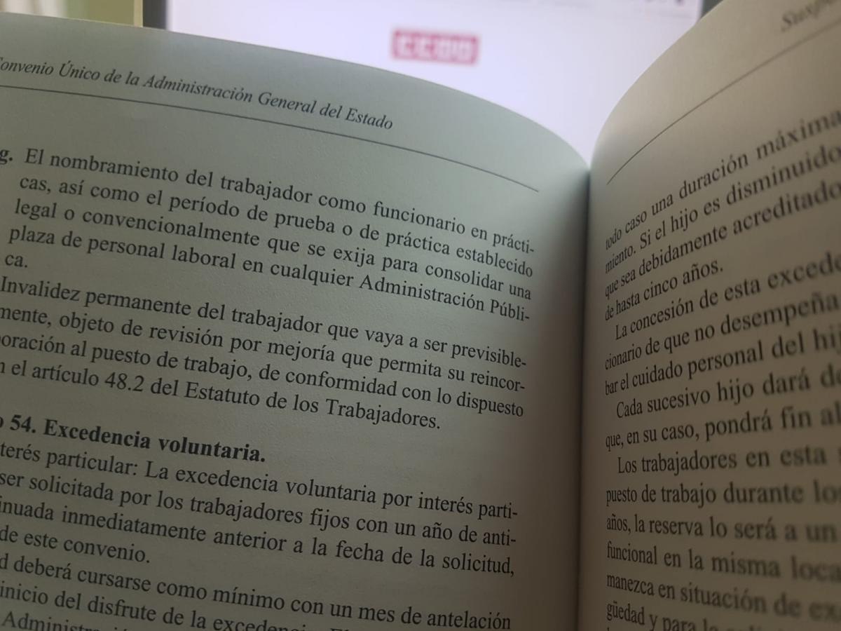 Texto del Convenio nico de personal laboral de la AGE