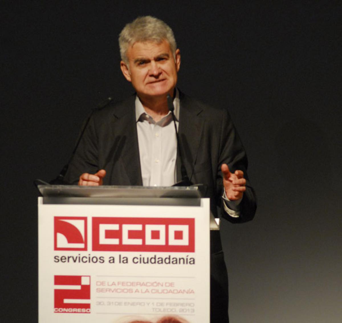 Jos Luis Gil, secretario general de CCOO de Castilla-La Mancha.