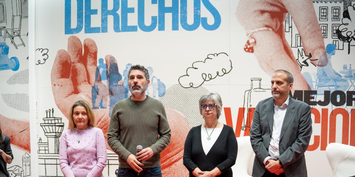 El recuerdo de las víctimas y las personas heridas en las recientes tragedias ferroviarias ha marcado el arranque de nuestra participación en Fitur