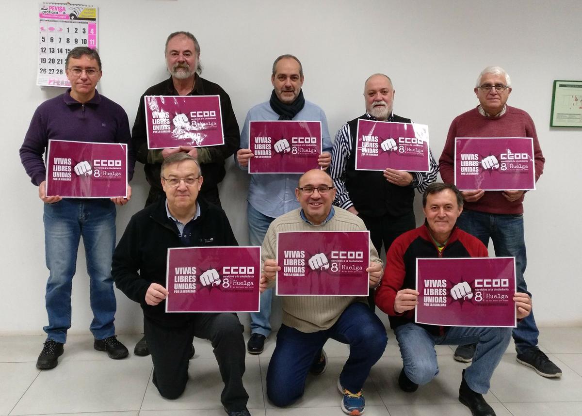 Apoyos a la Huelga General del 8 de Marzo, ADIF La Rioja