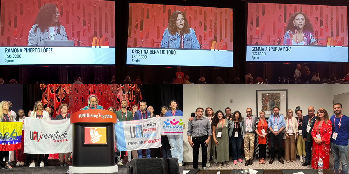 Participacin de FSC-CCOO en el Congreso de UNI Global Union