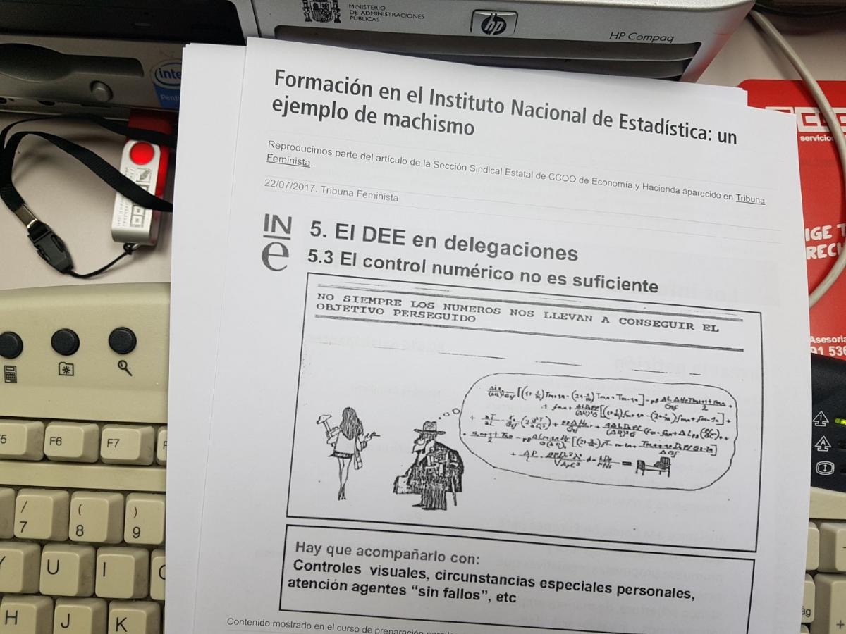 Formacin en el INE, un ejemplo de machismo
