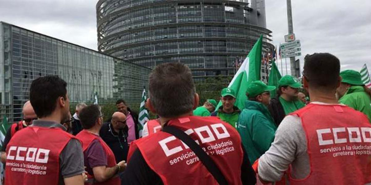 Manifestación en Estrasburgo