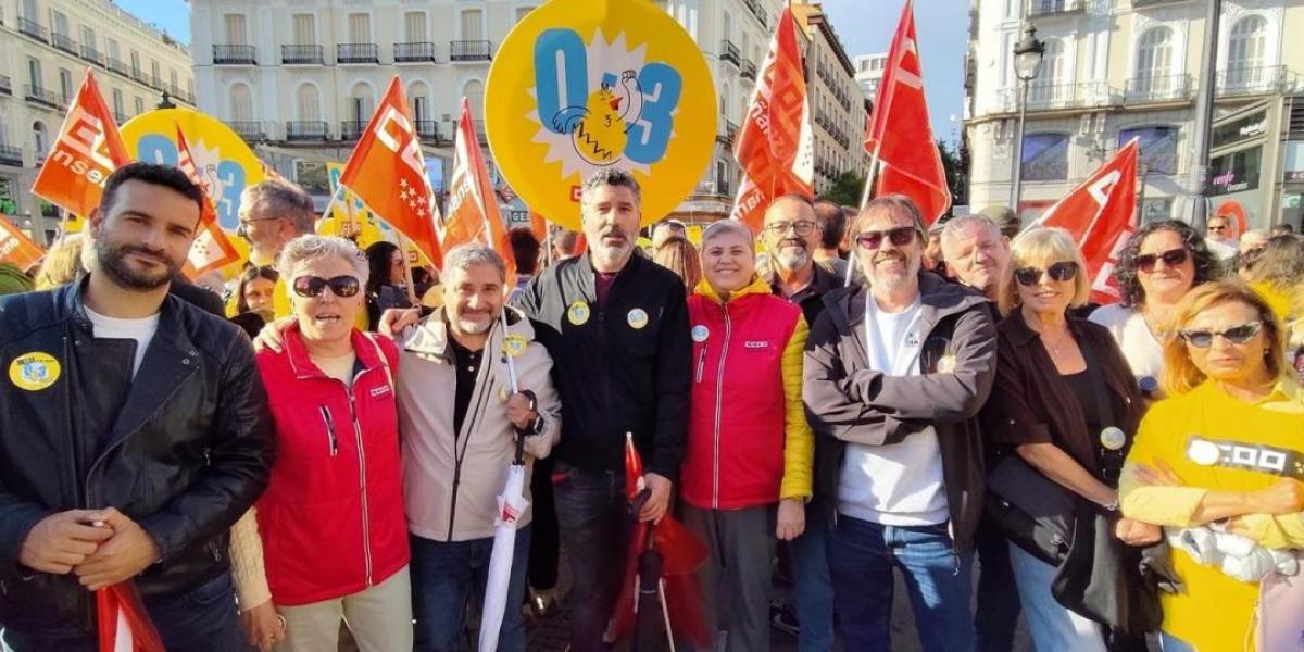 Concentración en Madrid por las escuelas 0-3